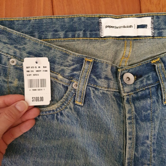 [MEN] *BRAND NEW* Paper Denim & Cloth Jeans - Picture 4 of 5